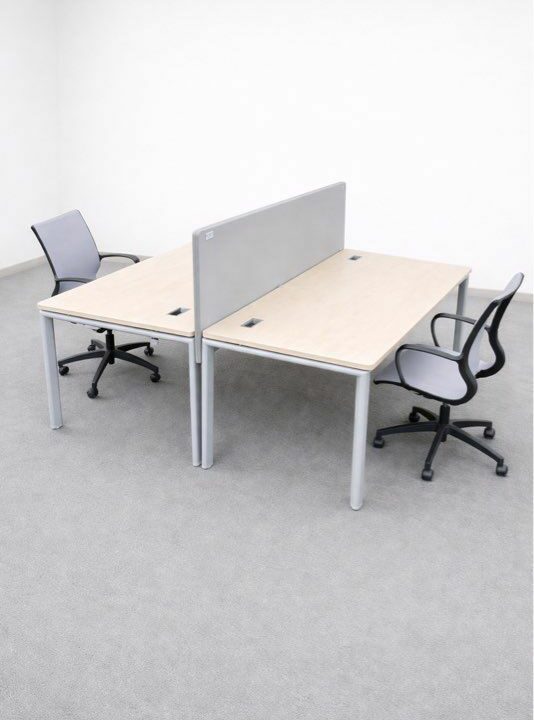 Bench bureau 2 personnes face à face open space – bureau professionnel occasion – Image 5