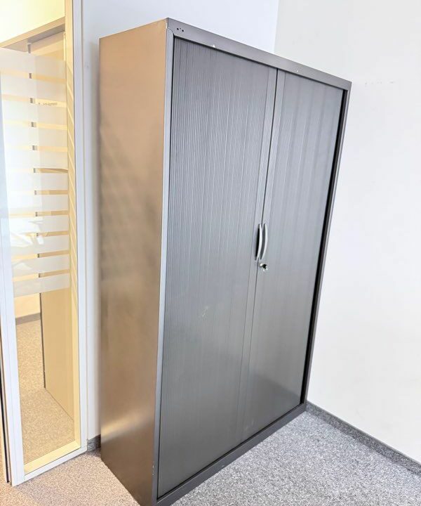 Armoire métallique à portes coulissantes – 198 x 120 cm – Occasion pro – Image 3