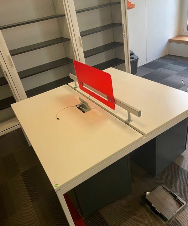 Bureau double face à face bench entreprise – Image 3