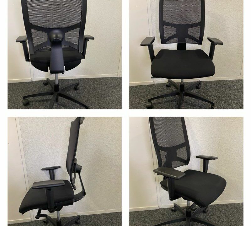Chaise de Bureau Ergonomique – Tissu – Hauteur Réglable – Très Bon État – 79 HT – Image 3