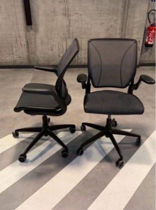Fauteuil ergonomique Humanscale Diffrient World – Chaise bureau professionnelle maille – Image 3