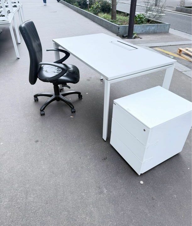 Pack bureau + fauteuil + caisson dès 179 HT – prêt à travailler immédiatement – Image 3