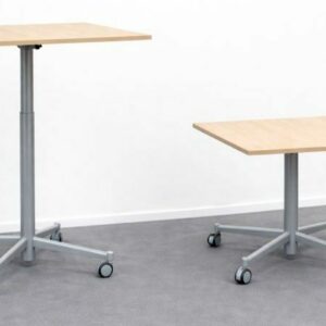 Mange debout / table haute réglable sur roulettes PRO – 79 HT