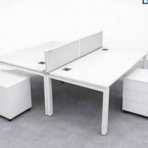 Bench bureau 2 personnes face à face open space – bureau professionnel occasion
