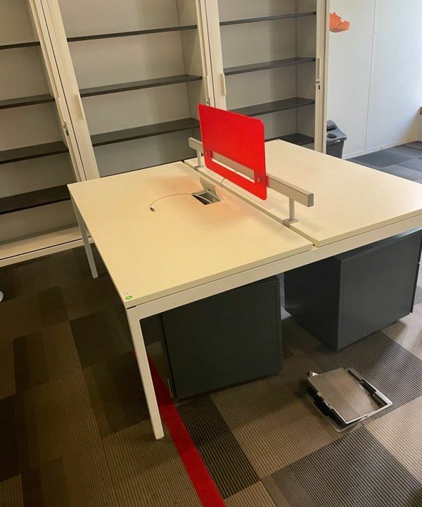 Bureau double face à face bench entreprise – Image 4