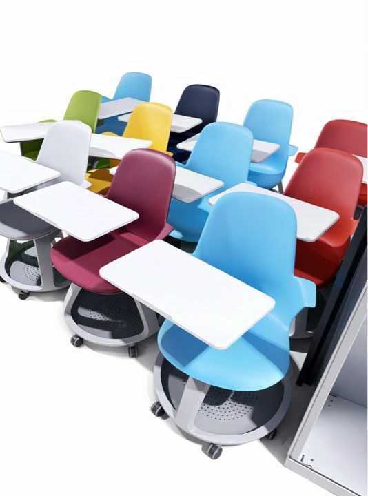 Chaise Steelcase Node avec tablette – formation / école – occasion pro – Image 2