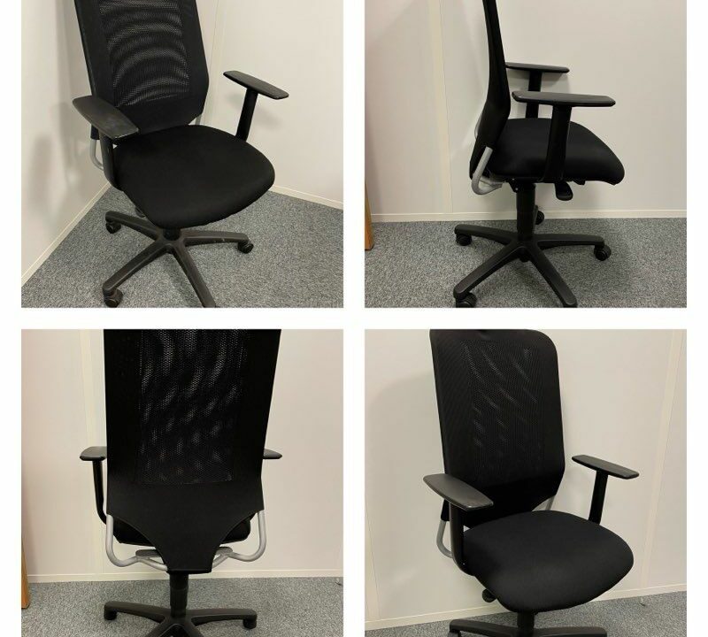 Chaise de Bureau Ergonomique – Tissu – Hauteur Réglable – Très Bon État – 79 HT – Image 2