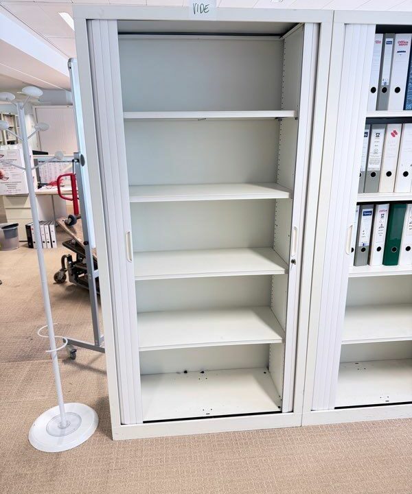 Armoire Métallique Blanche Haute 198 cm – Rangement Bureau Professionnel à Prix Déstockage – Image 2