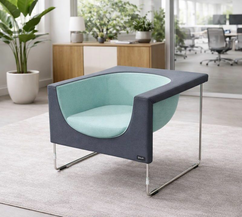 Fauteuil design STUA – paire – accueil / lounge professionnel – Image 2