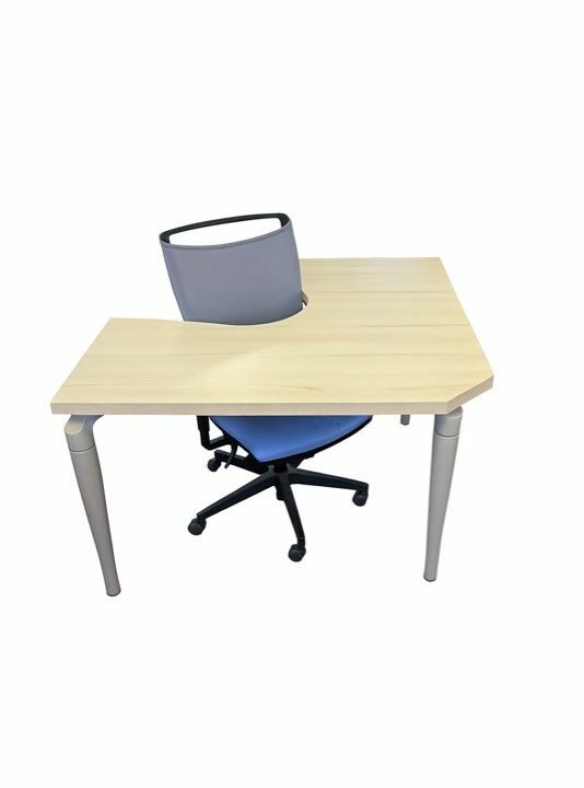 Bureau d'angle professionnel – 120 × 120 cm – Bois – Très bon état – Pro – Image 5