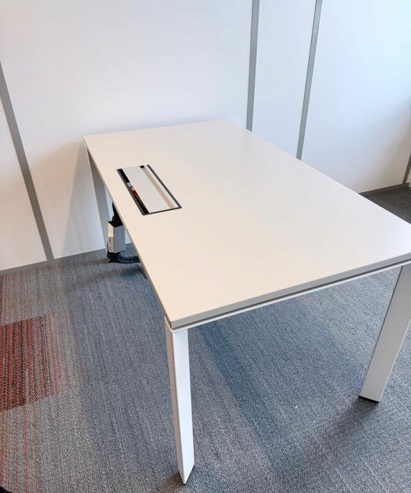 Poste de travail complet 160x80 avec fauteuil ergonomique – Image 4