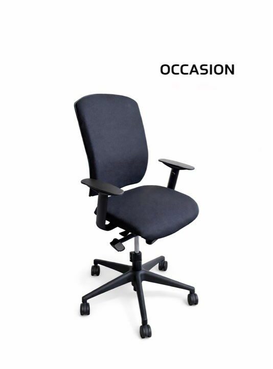 Fauteuil de Bureau Ergonomique Professionnel – Tissu Noir – Stock 100 unités – Déstockage – Image 2