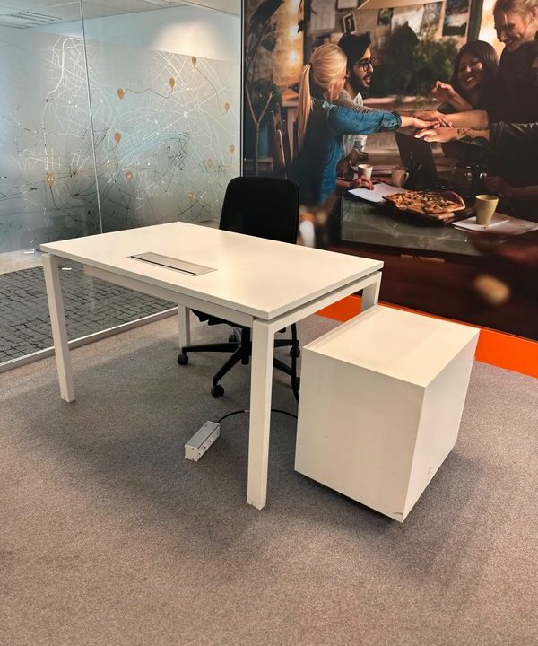 Postes de Travail Complet pour une Personne - Bureau, Fauteuil Ergonomique, Caisson – Image 4