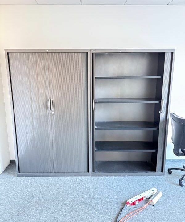 Armoire métallique à portes coulissantes – 198 x 120 cm – Occasion pro