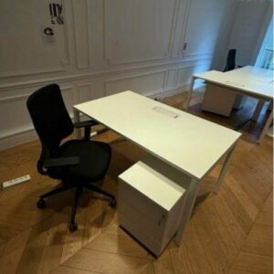 Pack bureau + fauteuil + caisson dès 179 HT – prêt à travailler immédiatement