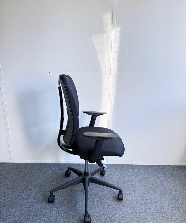 Fauteuil de Bureau Ergonomique Professionnel – Tissu Noir – Stock 100 unités – Déstockage – Image 4