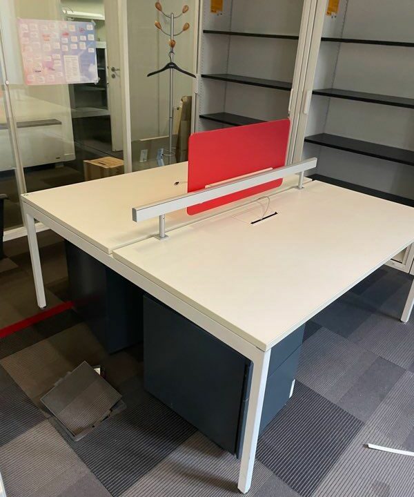 Bureau double face à face bench entreprise – Image 2